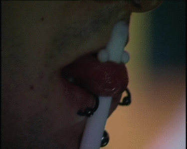 Tongue piercing